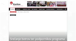 Desktop Screenshot of karitasmb.si